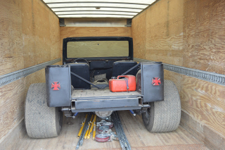 Illustration for article titled This Is The Wildest Quad-Chopper Powered Jeep You'll See All Week